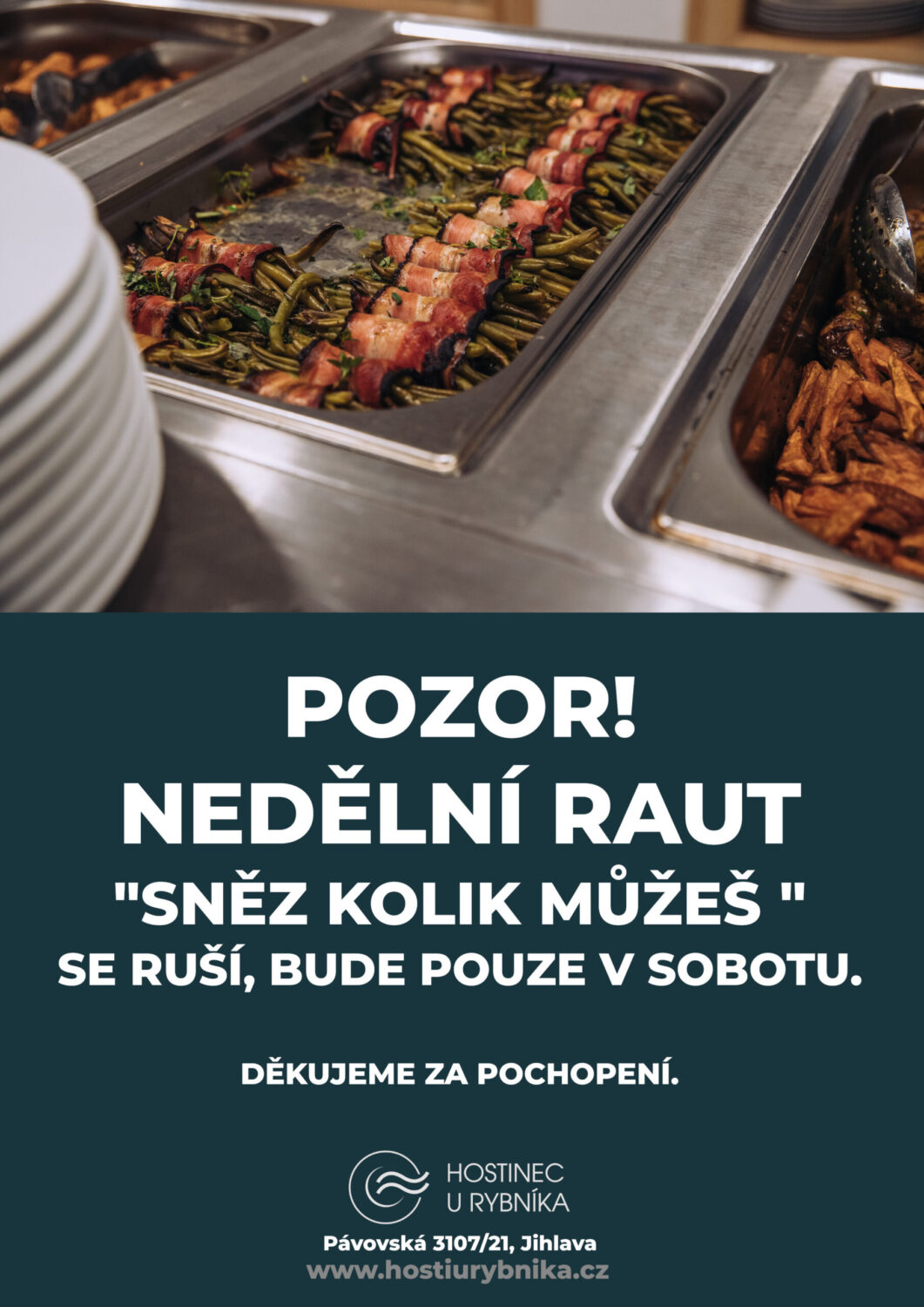 Přečtete si více ze článku Nedělní raut se ruší